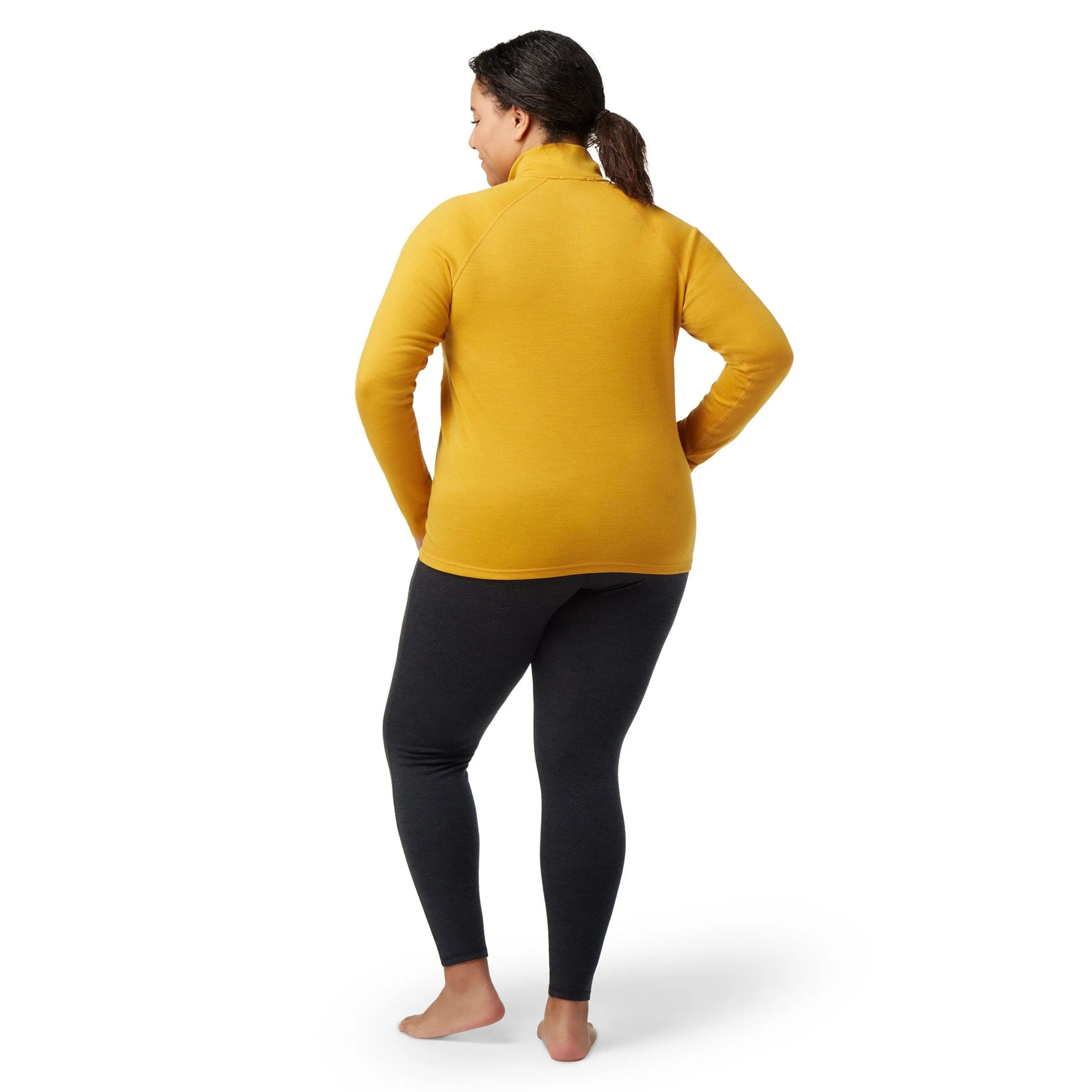 Smartwool Womens Classic Thermal Merino Base Layer 1/4 Zip Plus - Clearance