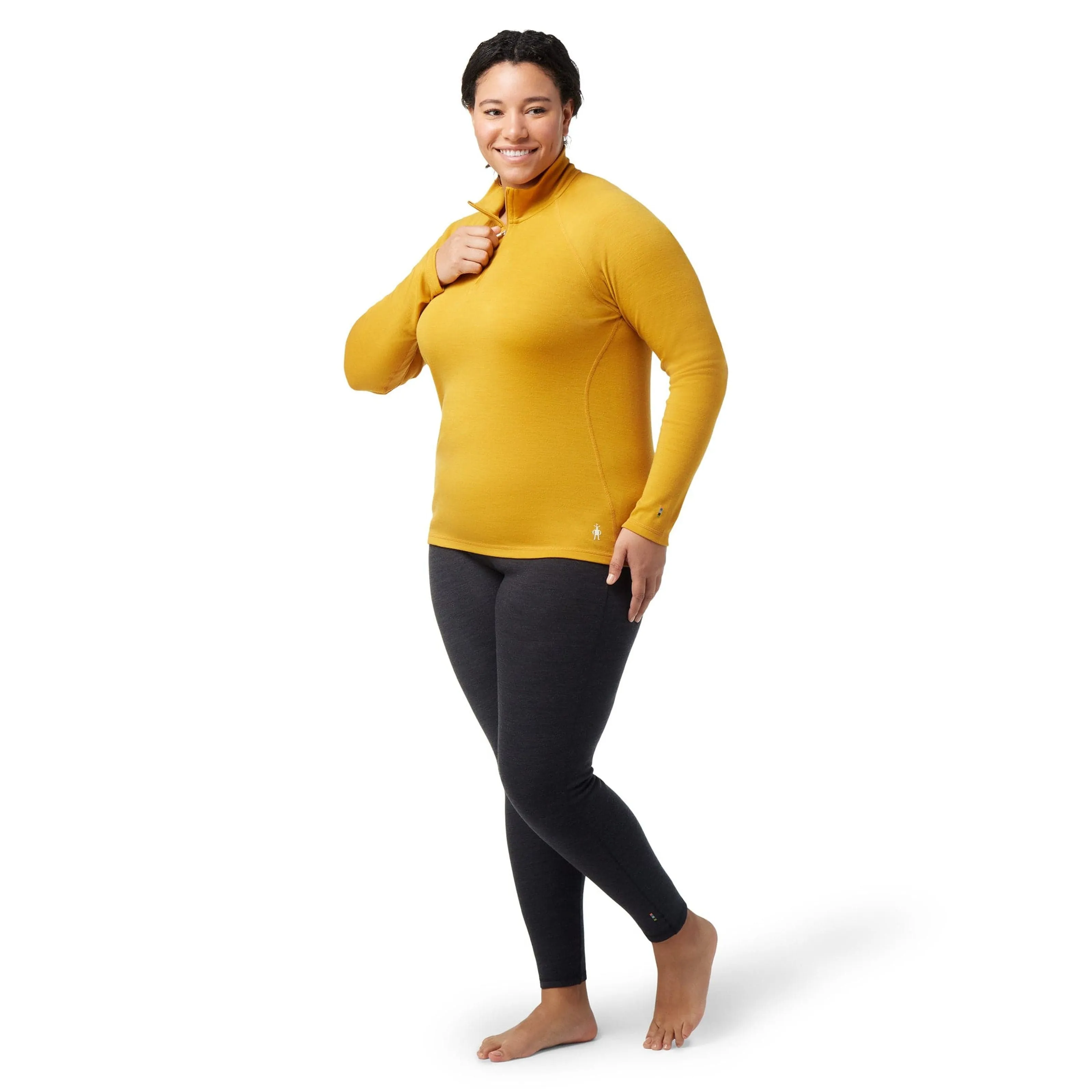 Smartwool Womens Classic Thermal Merino Base Layer 1/4 Zip Plus - Clearance