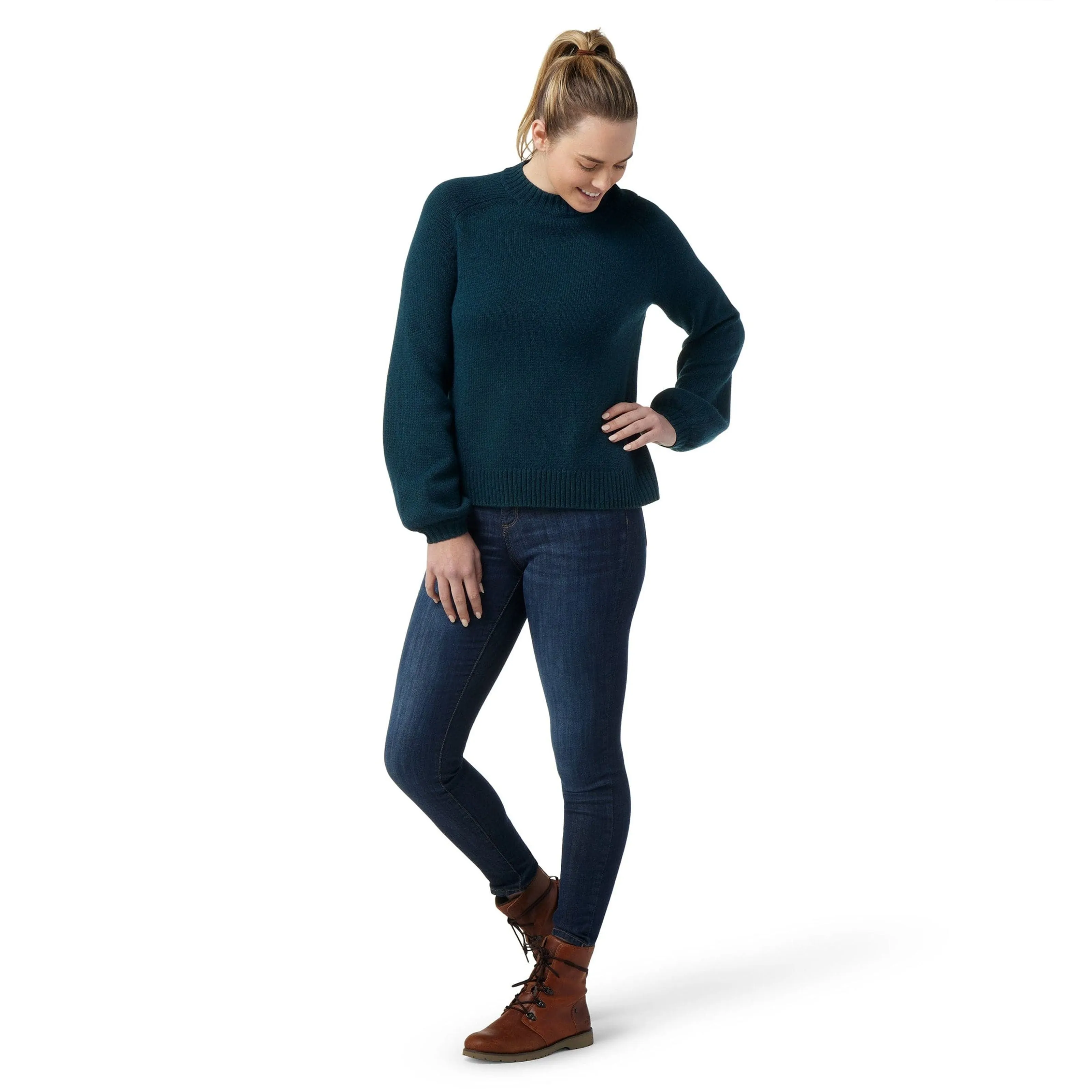 Smartwool Womens Cozy Lodge Bell Sleeve Sweater
