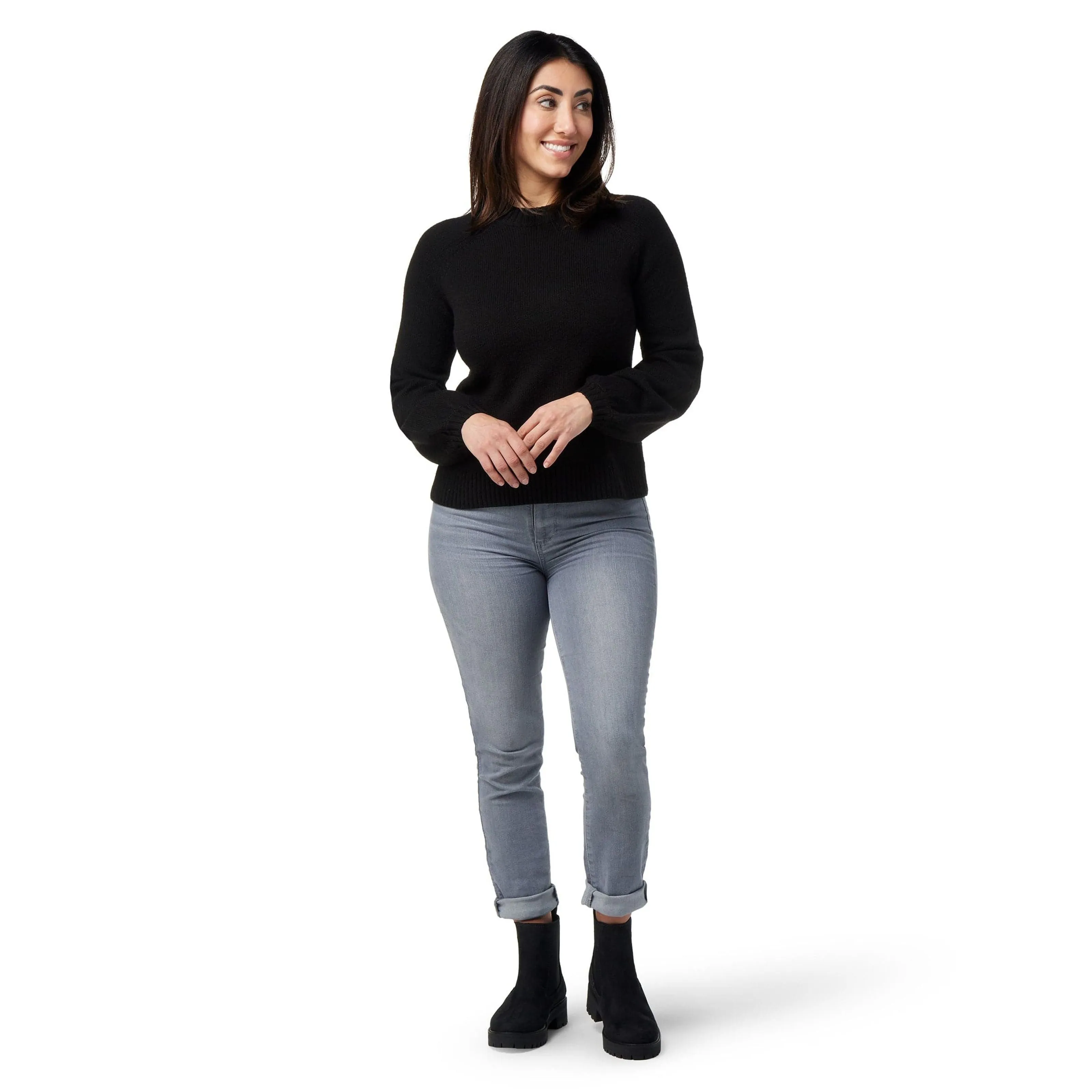 Smartwool Womens Cozy Lodge Bell Sleeve Sweater