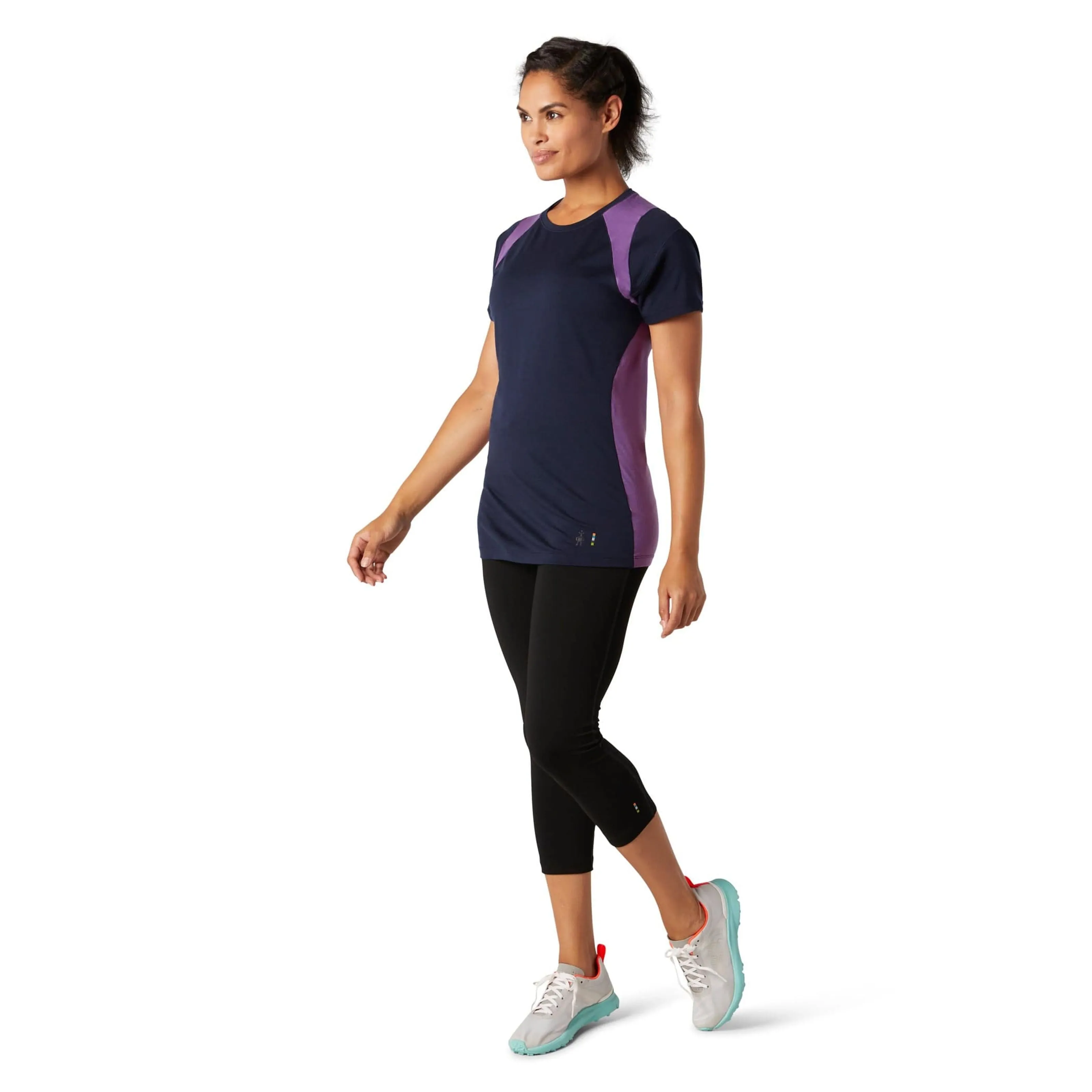 Smartwool Womens Merino 150 Base Layer Colorblock Short-Sleeve
