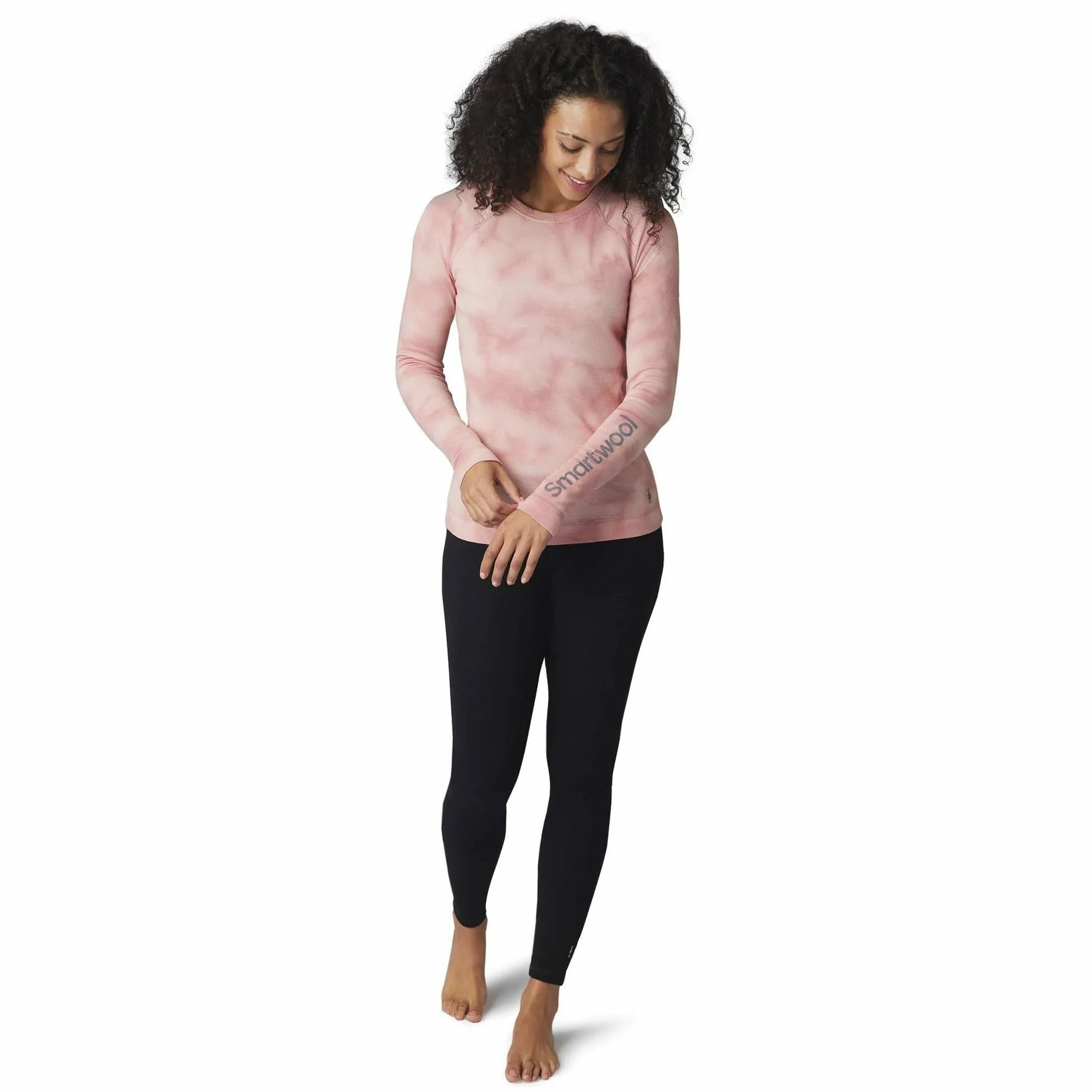 Smartwool Womens Merino 250 Base Layer Plant-Based Dye Logo Crew