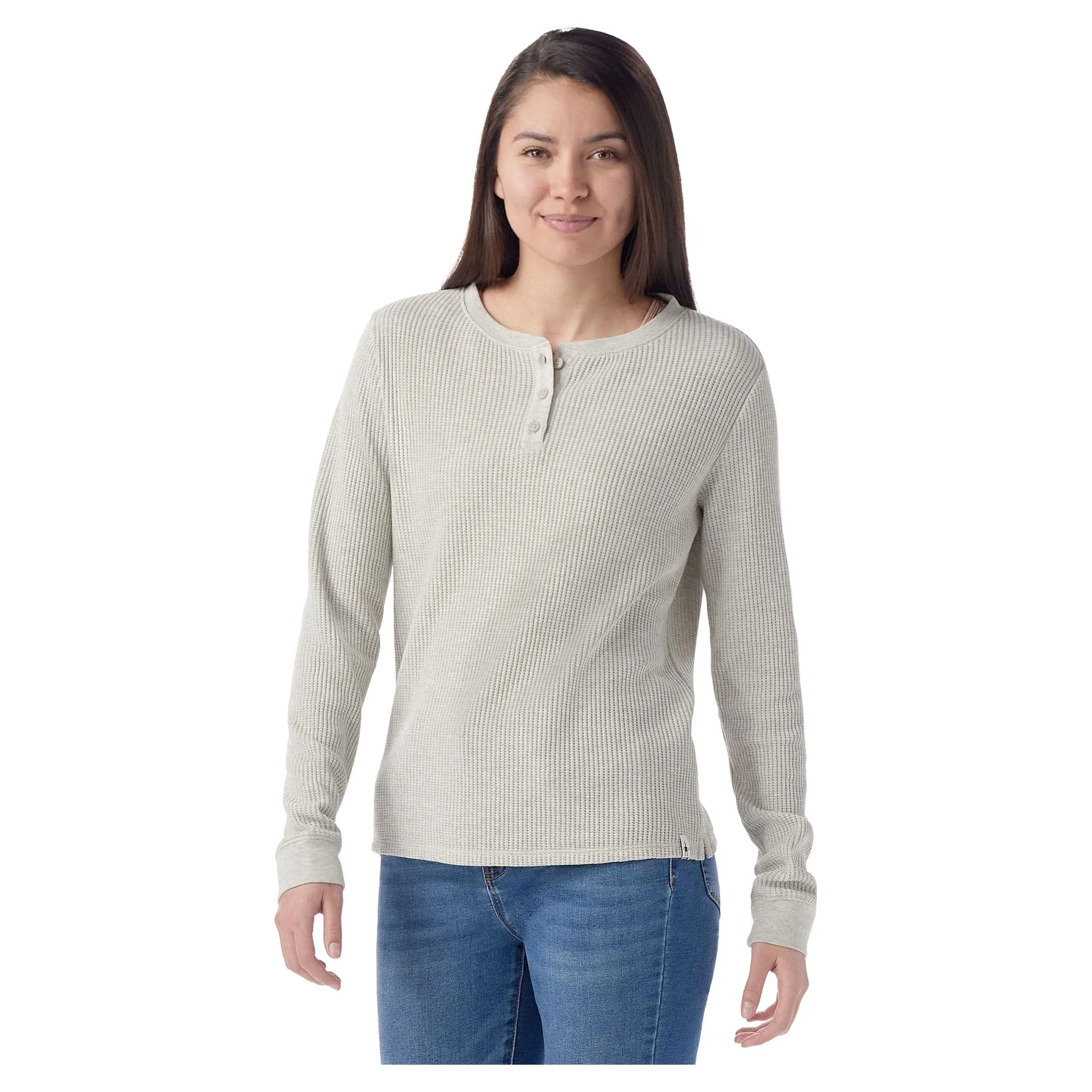 Smartwool Womens Waffle Long Sleeve Henley