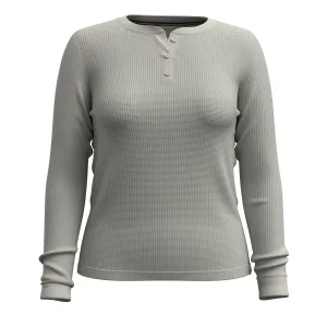 Smartwool Womens Waffle Long Sleeve Henley