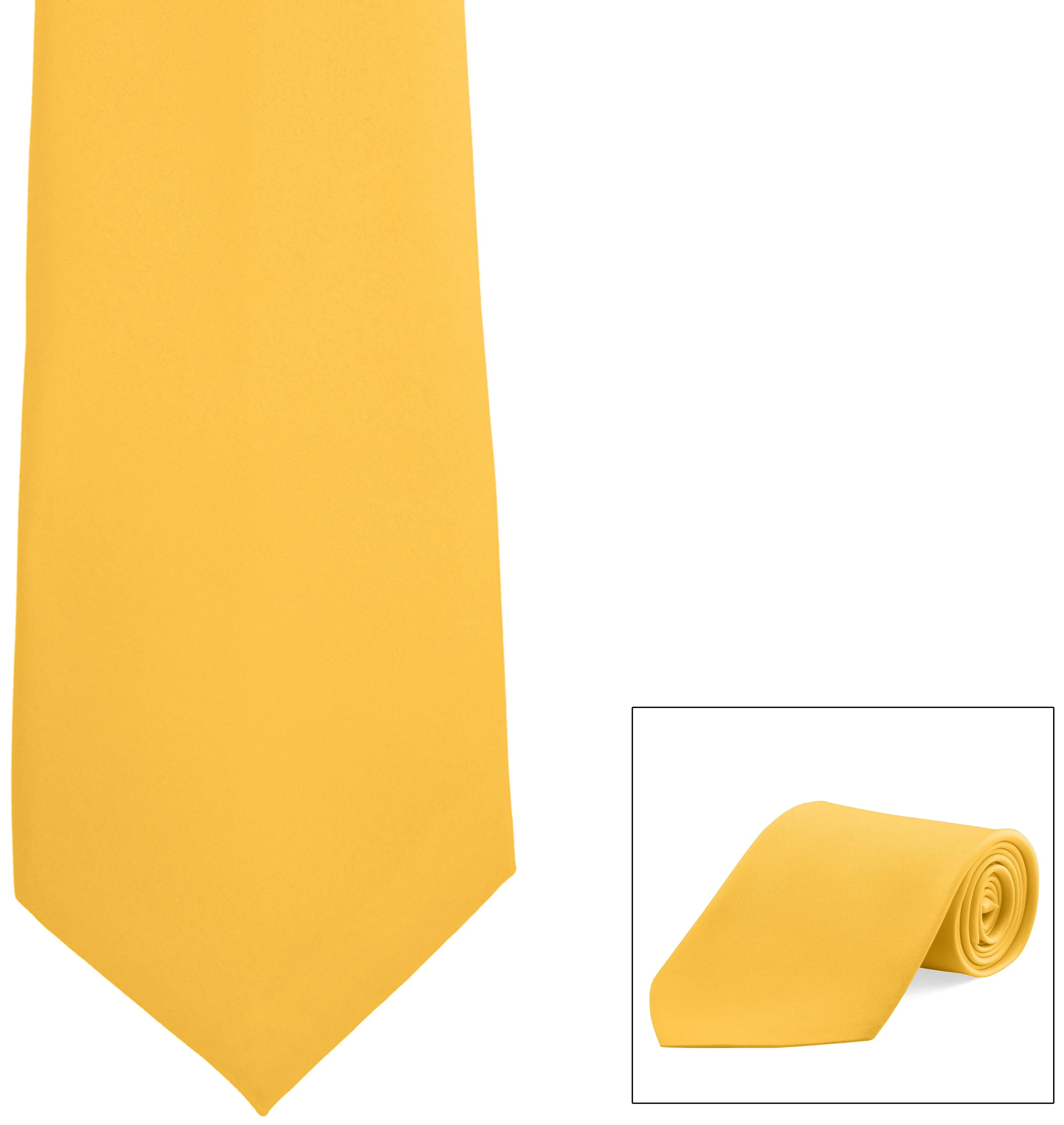 Straight Poly Satin Tie