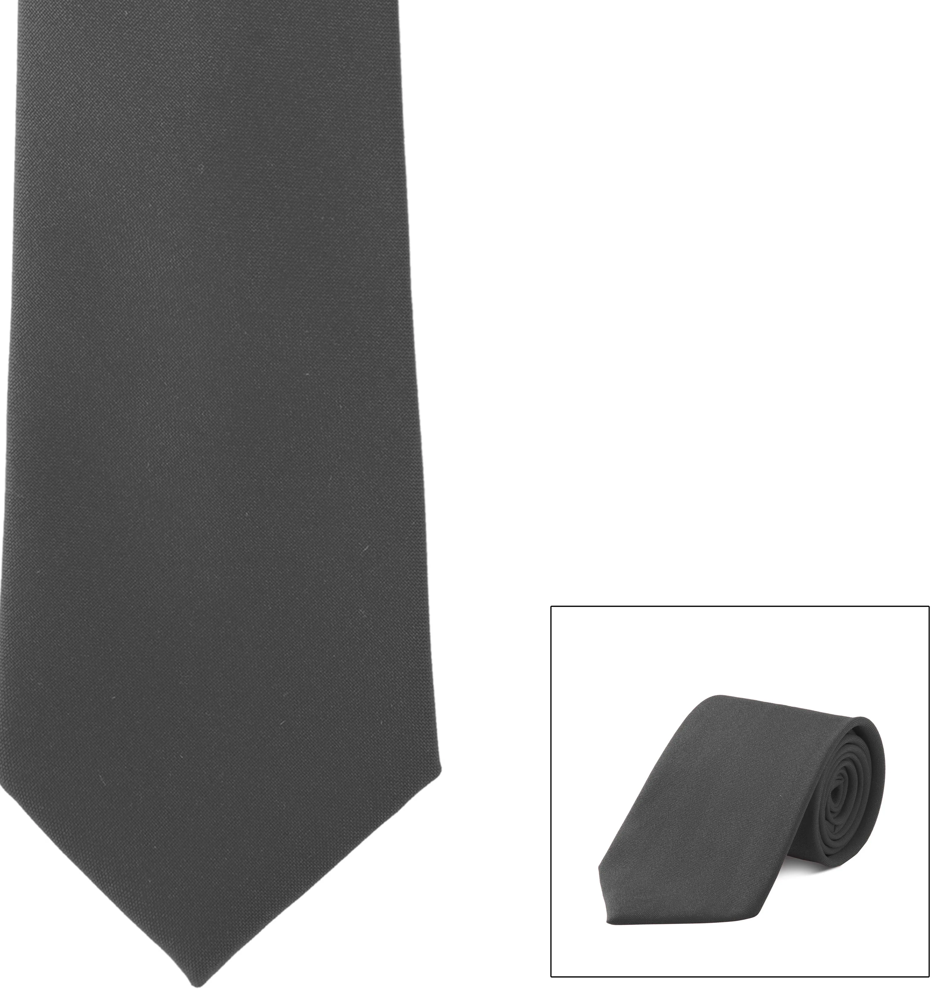 Straight Poly Satin Tie