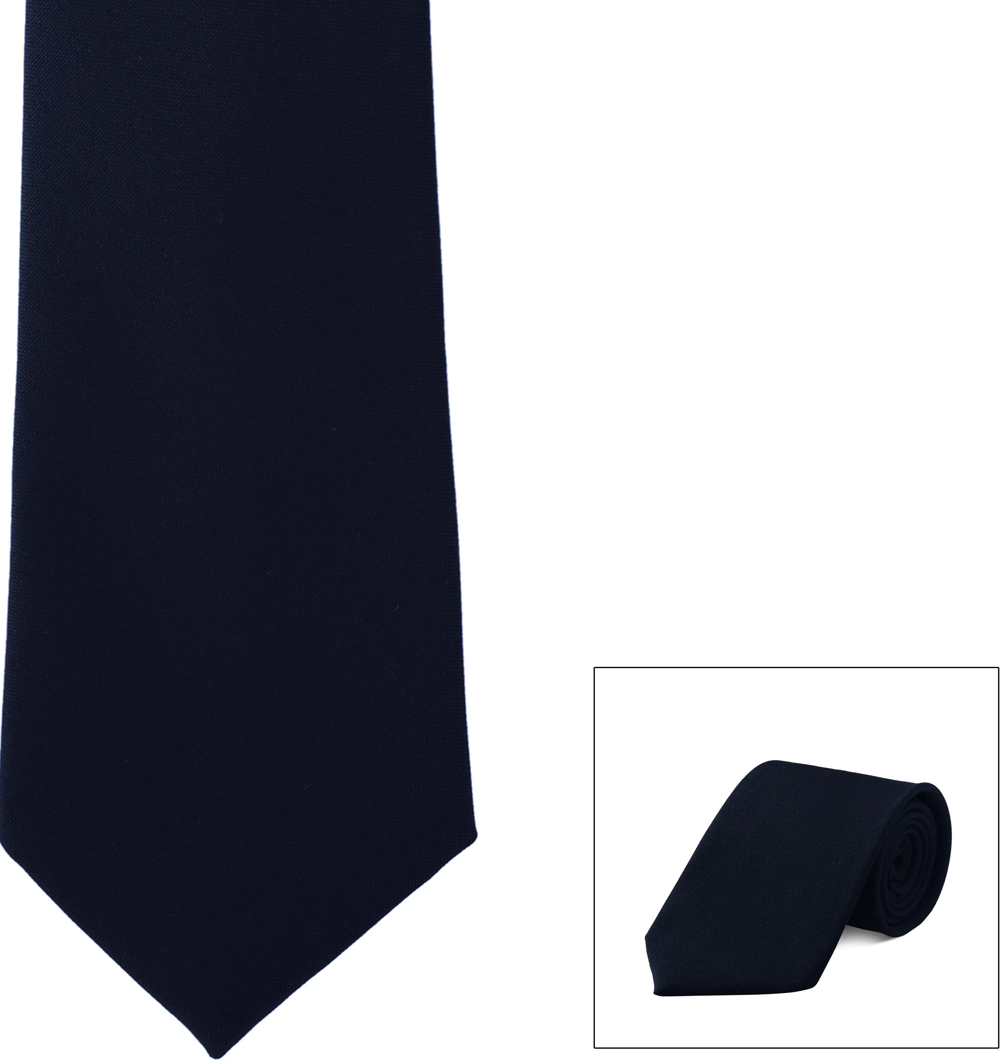 Straight Poly Satin Tie