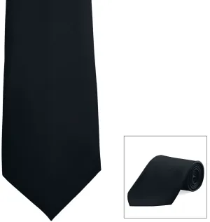 Straight Poly Satin Tie