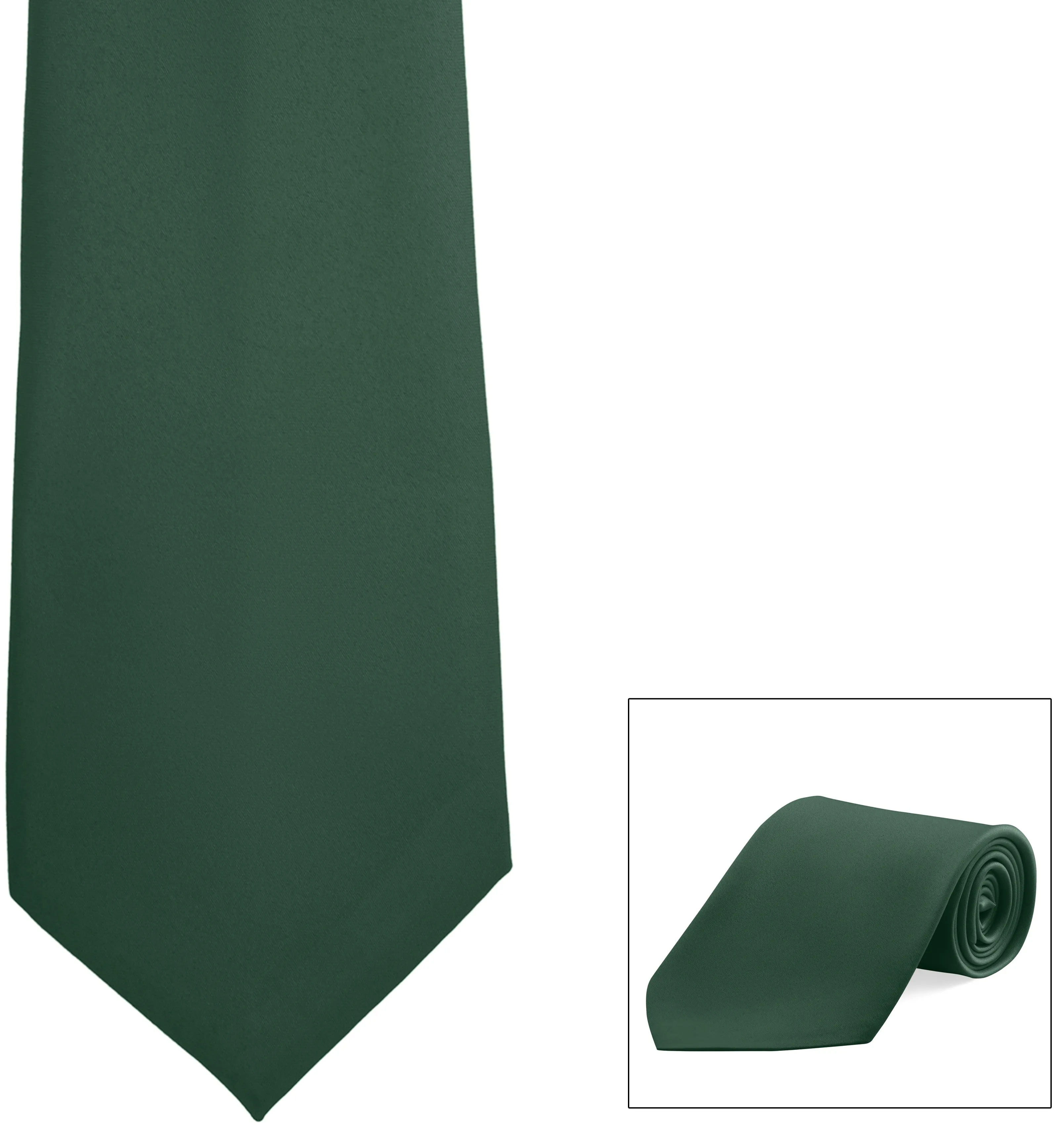 Straight Poly Satin Tie
