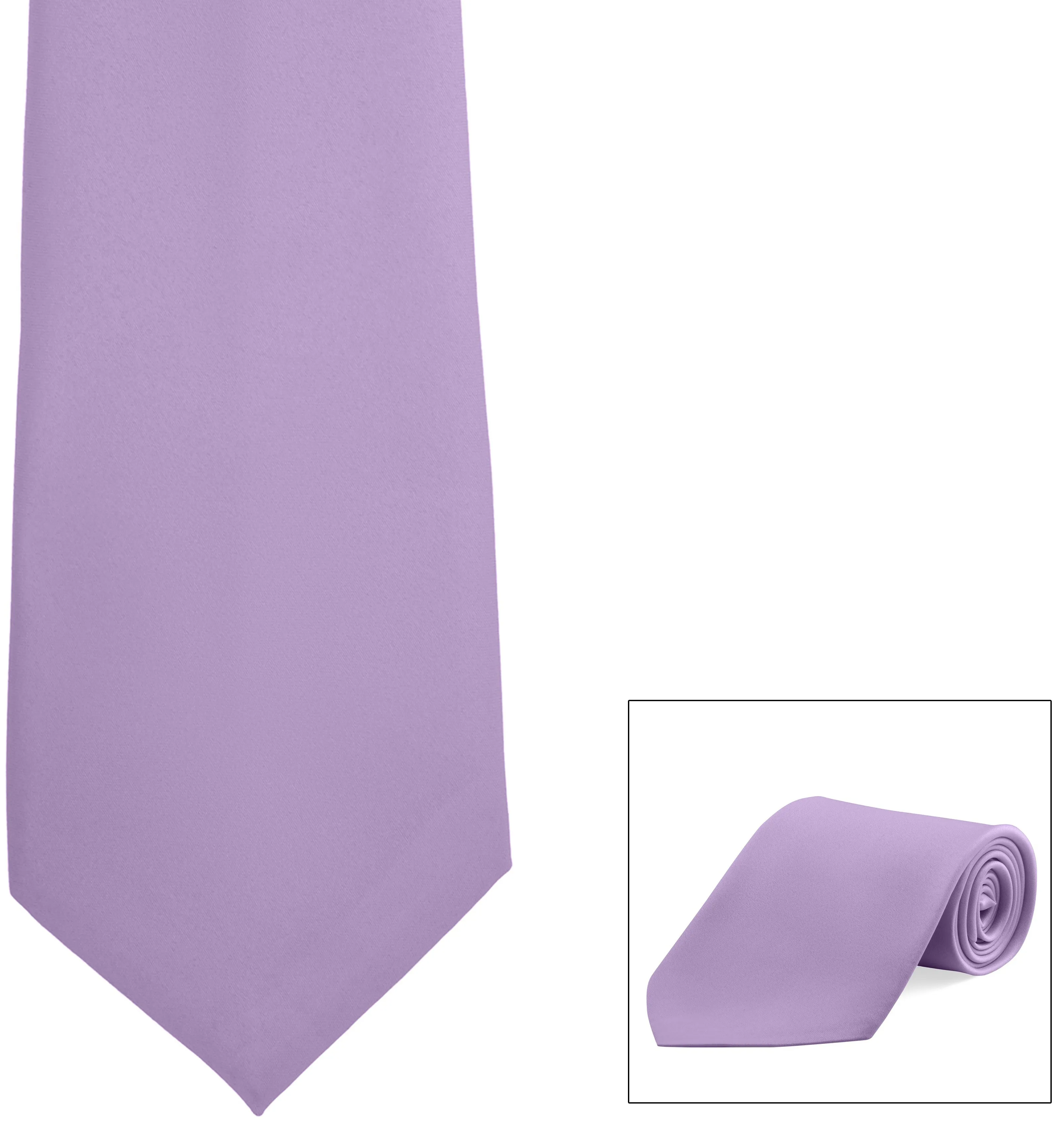 Straight Poly Satin Tie