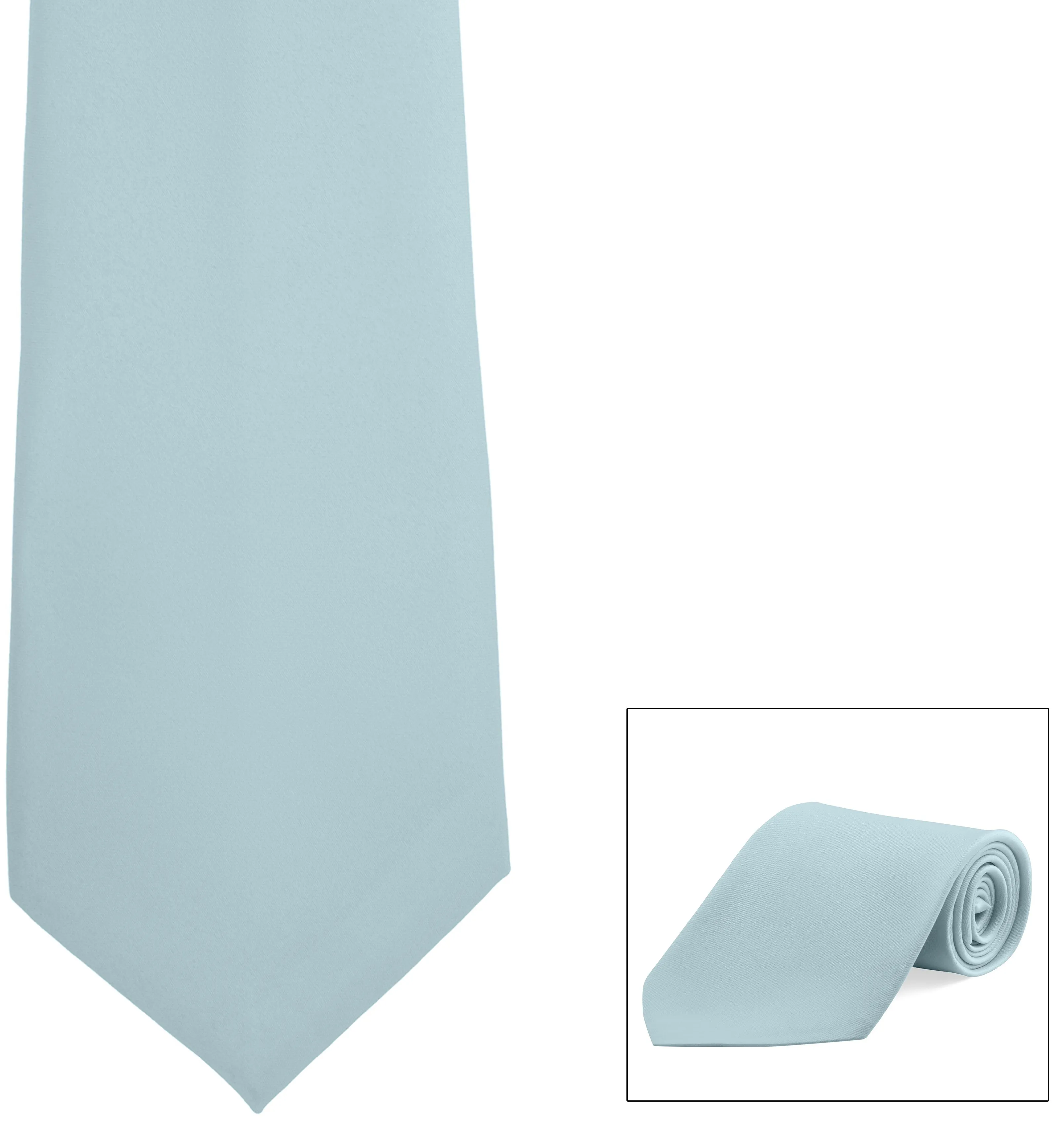 Straight Poly Satin Tie