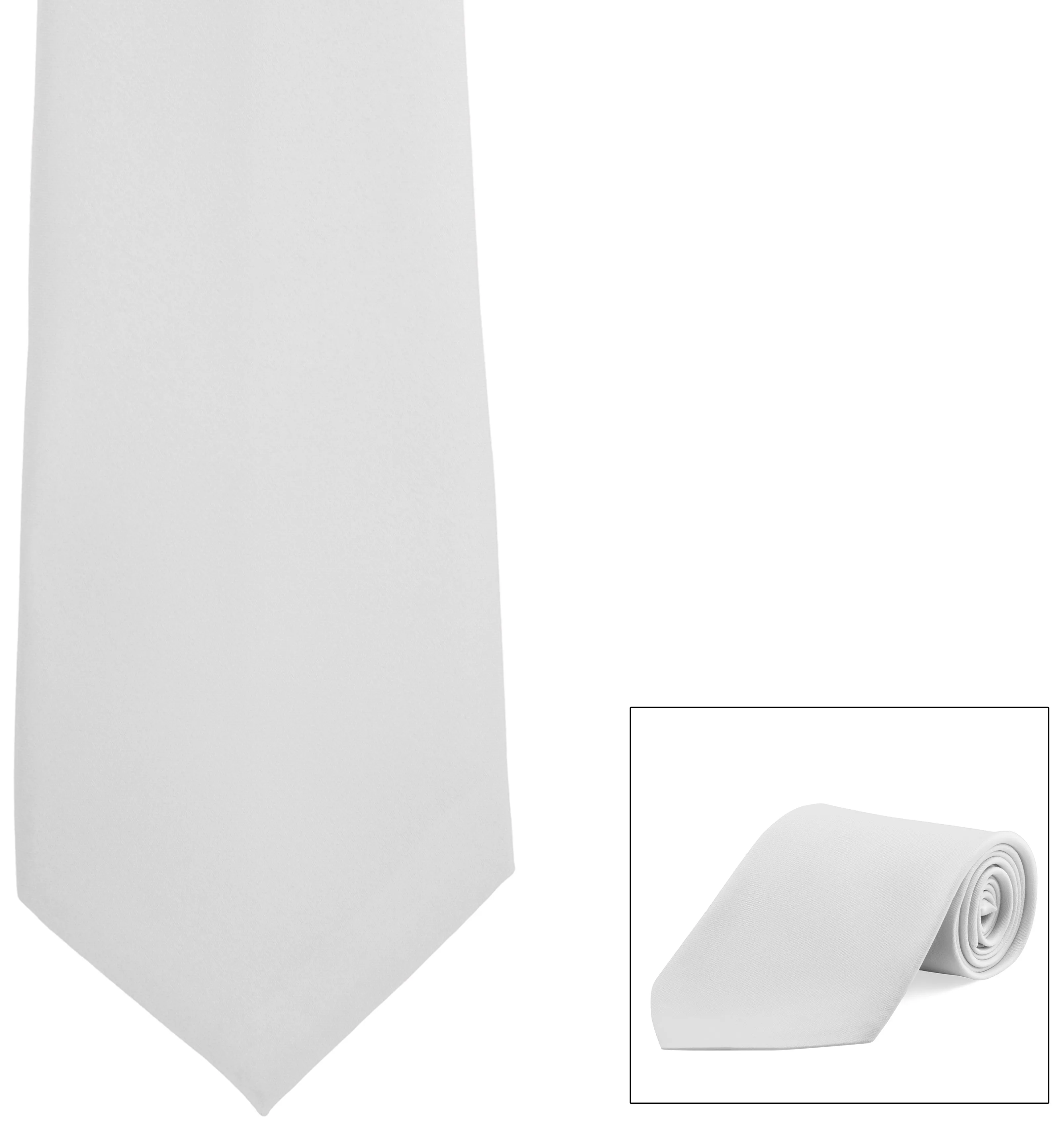 Straight Poly Satin Tie