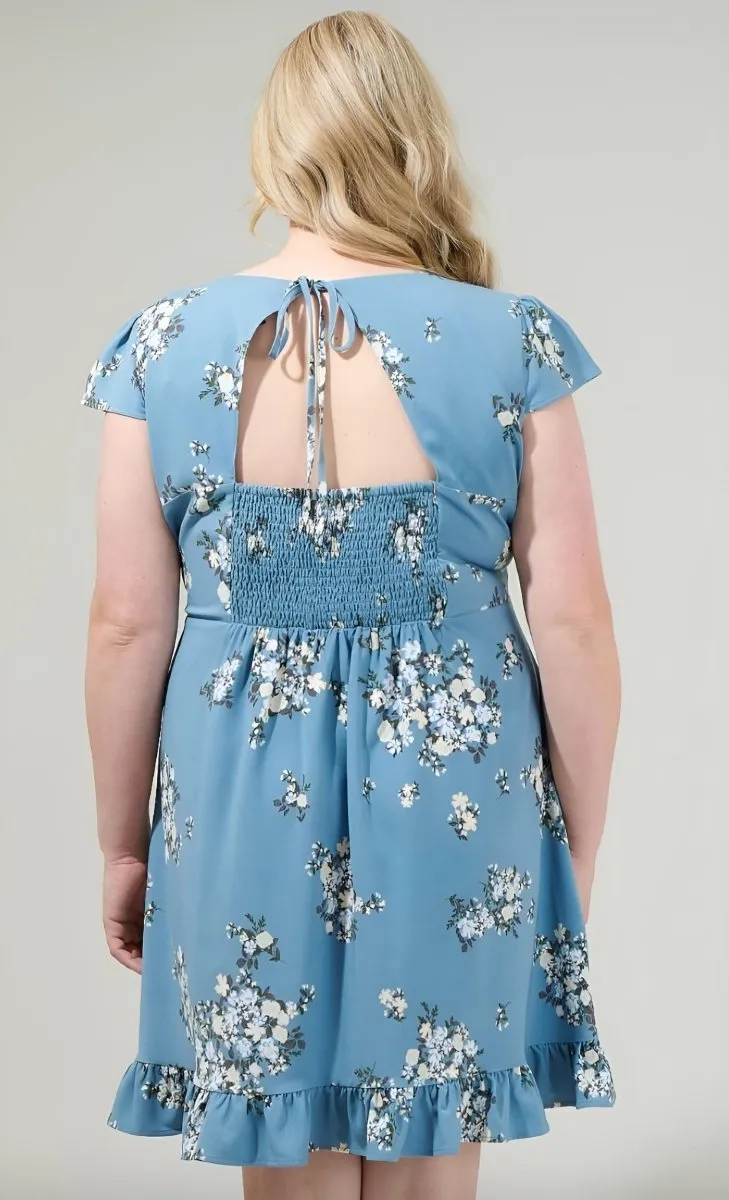 Sugarlips - Moxie Floral Ruffle Mini Dress (Final Sale)