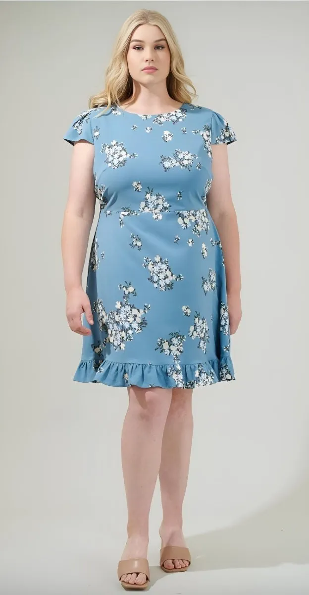 Sugarlips - Moxie Floral Ruffle Mini Dress (Final Sale)
