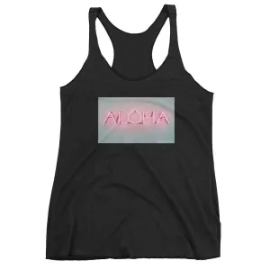 Surf World ALOHA Women's tank top Made in the USA