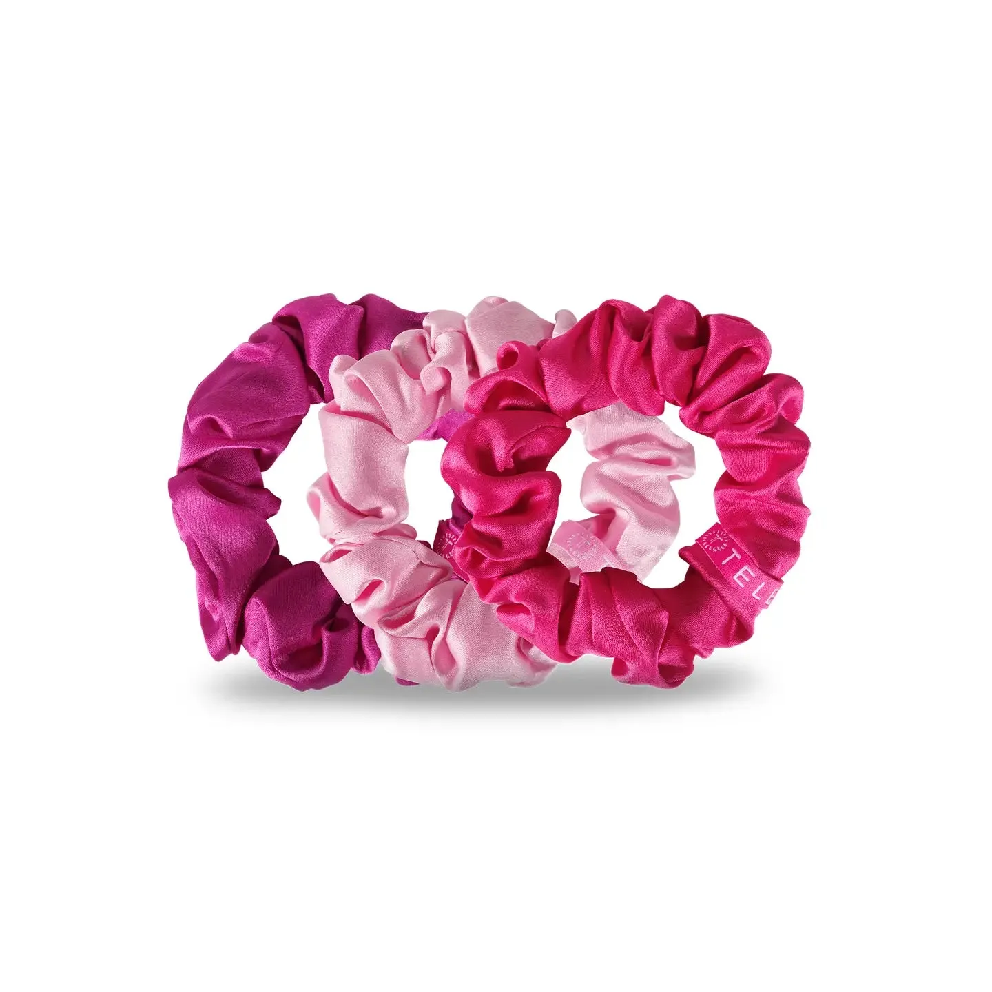 TELETIES | Silk Scrunchies Small Pack {Rose All Day}
