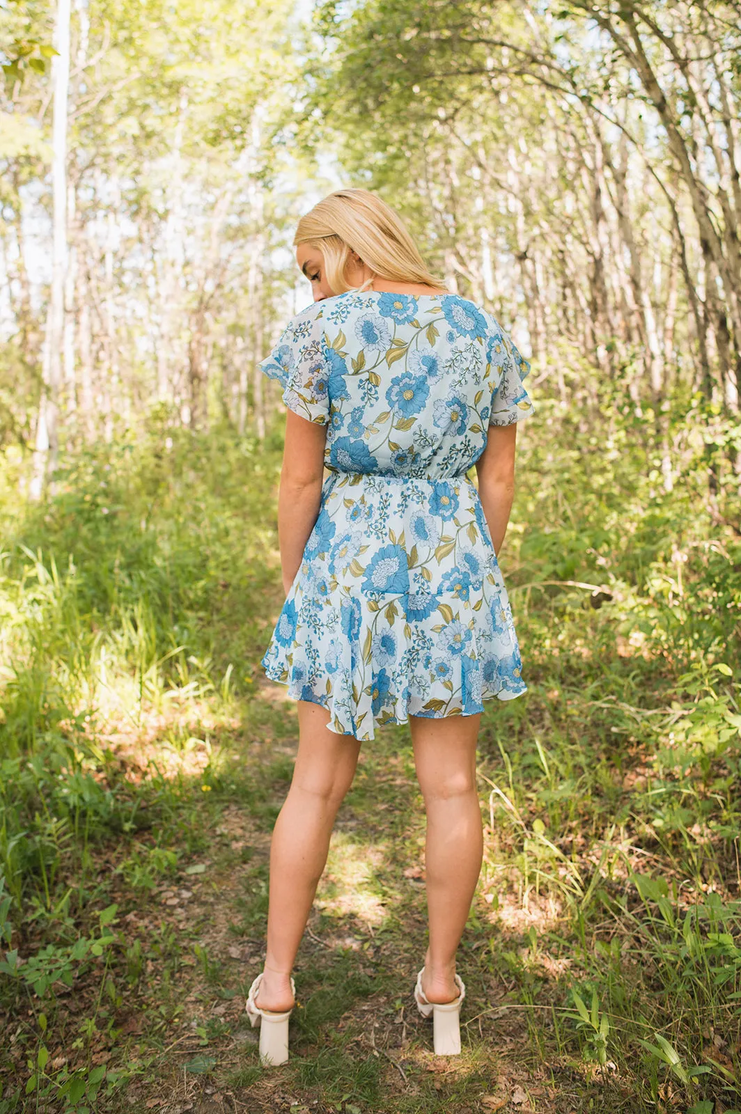 The Kirsty Dress - Vintage Blue