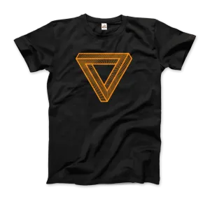 The Penrose Triangle From a Journey Through Time - DARK T-Shirt