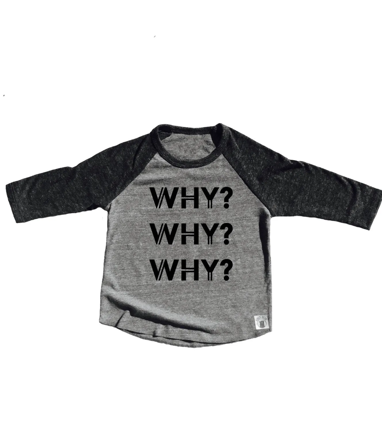 Toddler Baseball Tee Triblend Why