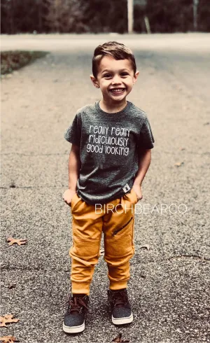Toddler Tri-Blend Really Really Ridiciulously good Looking - Trending Toddler Shirt - Funny T shirt - Hipster Shirt