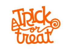 Trick or Treat, Halloween Witch Black Unisex Short Sleeve T-shirt