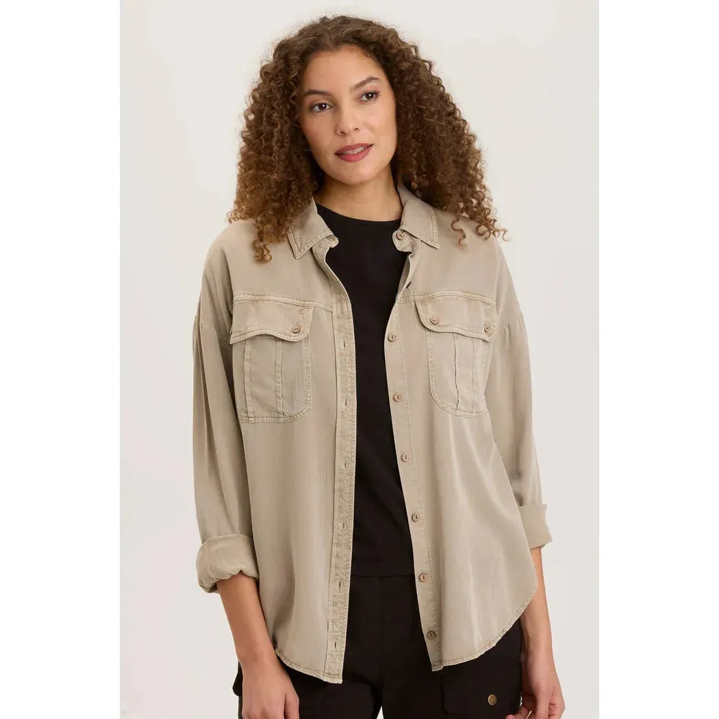 Twill Smithson Button-Up Top