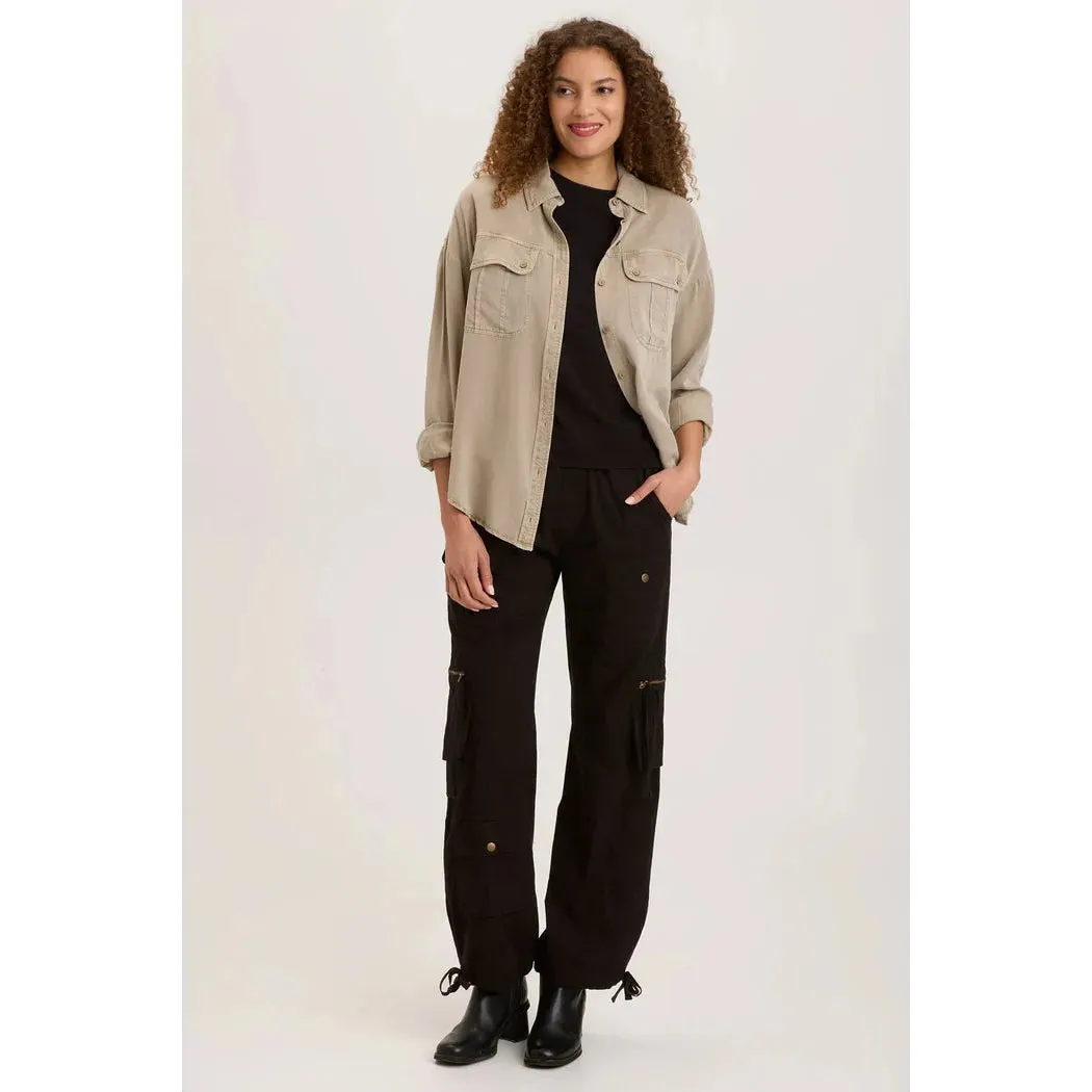 Twill Smithson Button-Up Top