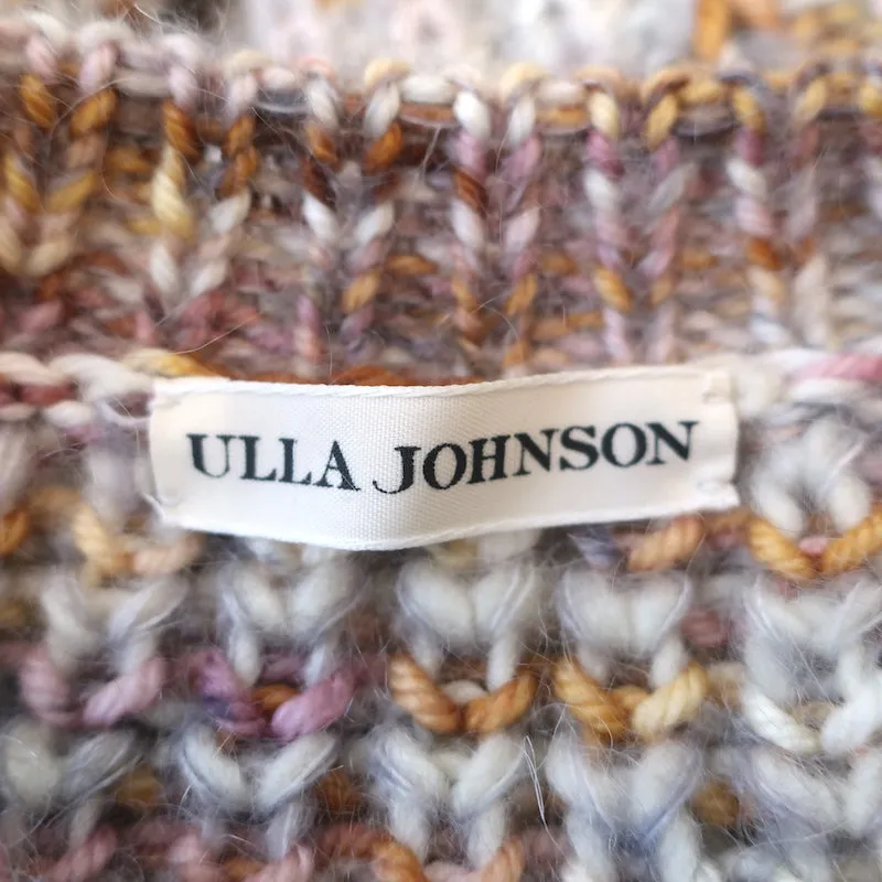 Ulla Johnson Puff Sleeve Sweater Rosina Fawn Wool-Mohair Size Petite/Small