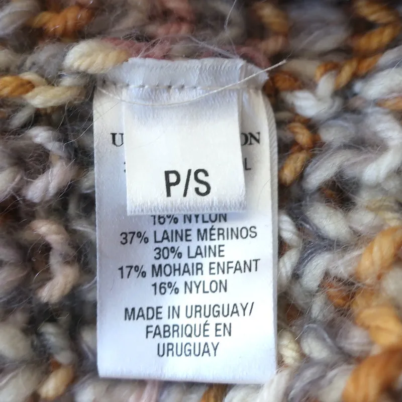 Ulla Johnson Puff Sleeve Sweater Rosina Fawn Wool-Mohair Size Petite/Small