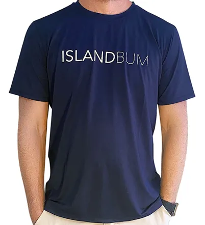 UPF 50 Performance Signature Short Sleeve Shirt - Navy Blue