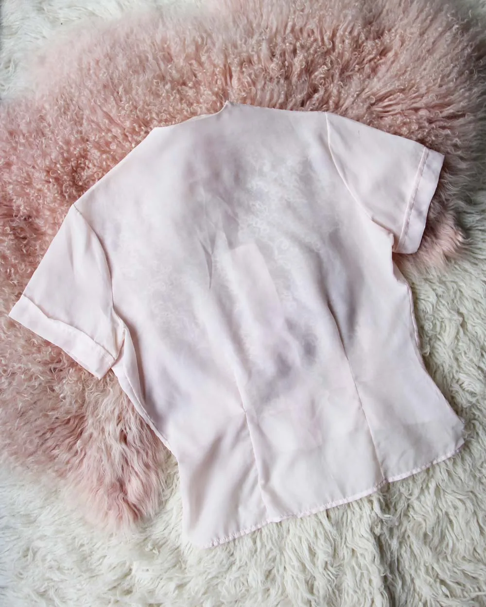 Vintage 1950's French Chiffon Blouse