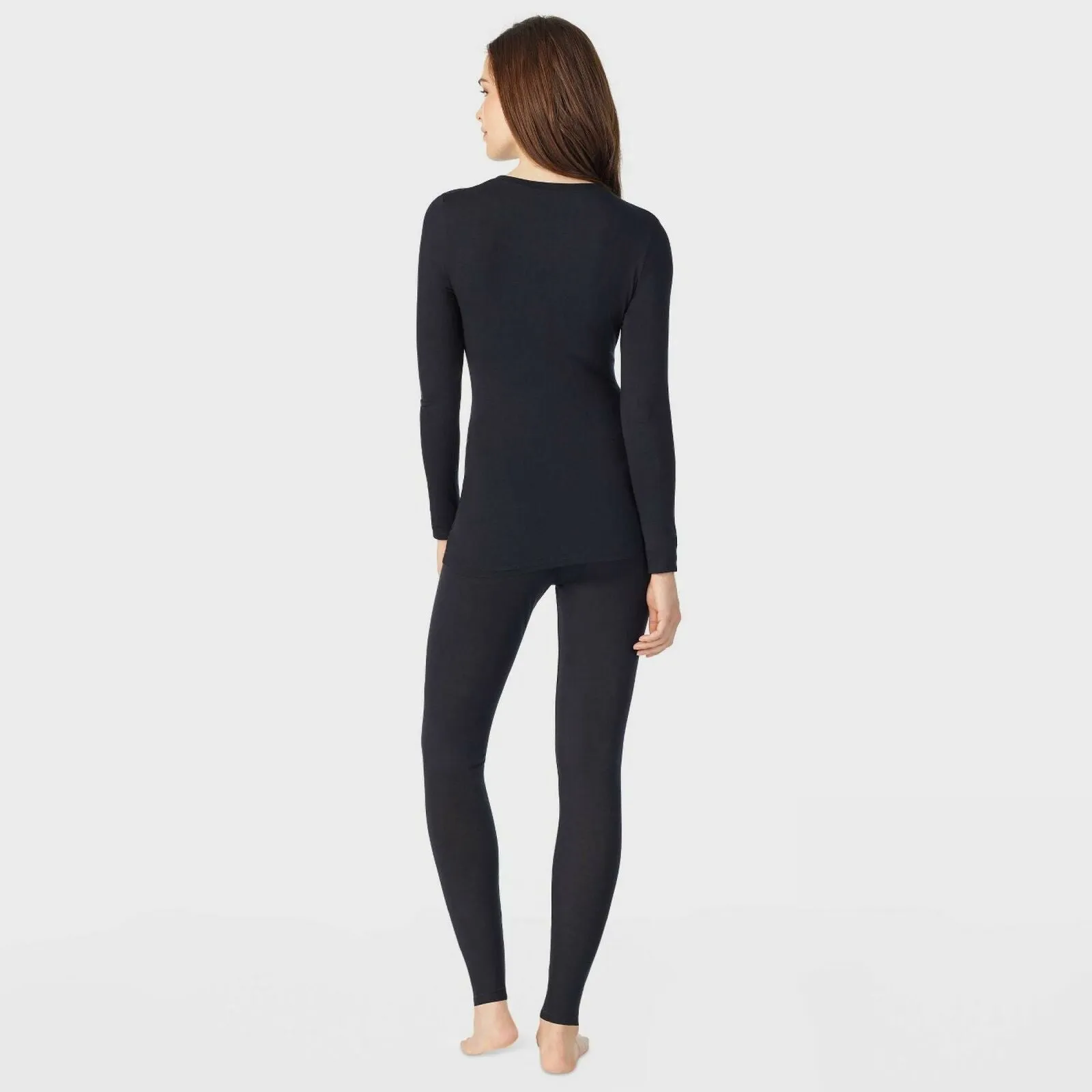 Warm Essentials by Cuddl Duds Women's Smooth Stretch Thermal Scoop Neck Top