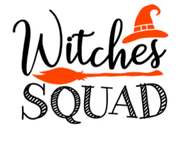 Witches Squad Halloween Gray Short Sleeve Unisex T-shirt