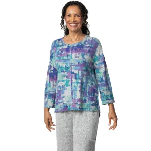 Women's Habitat Super Soft Collage Pullover Lagoon