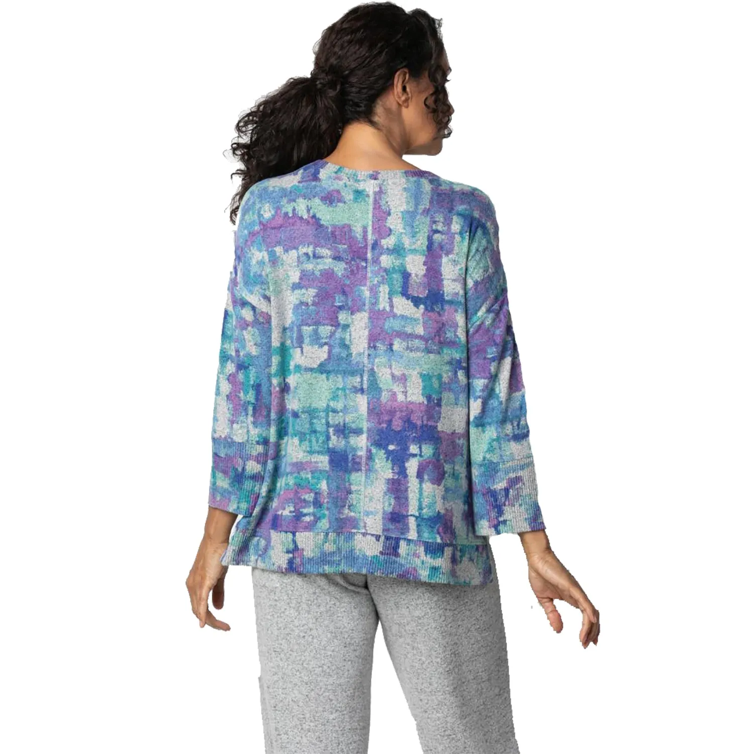 Women's Habitat Super Soft Collage Pullover Lagoon