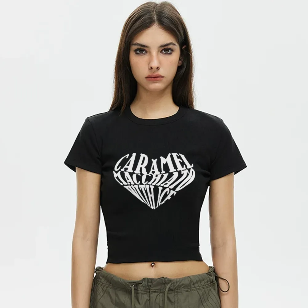 Women's Heart Letters T-shirt