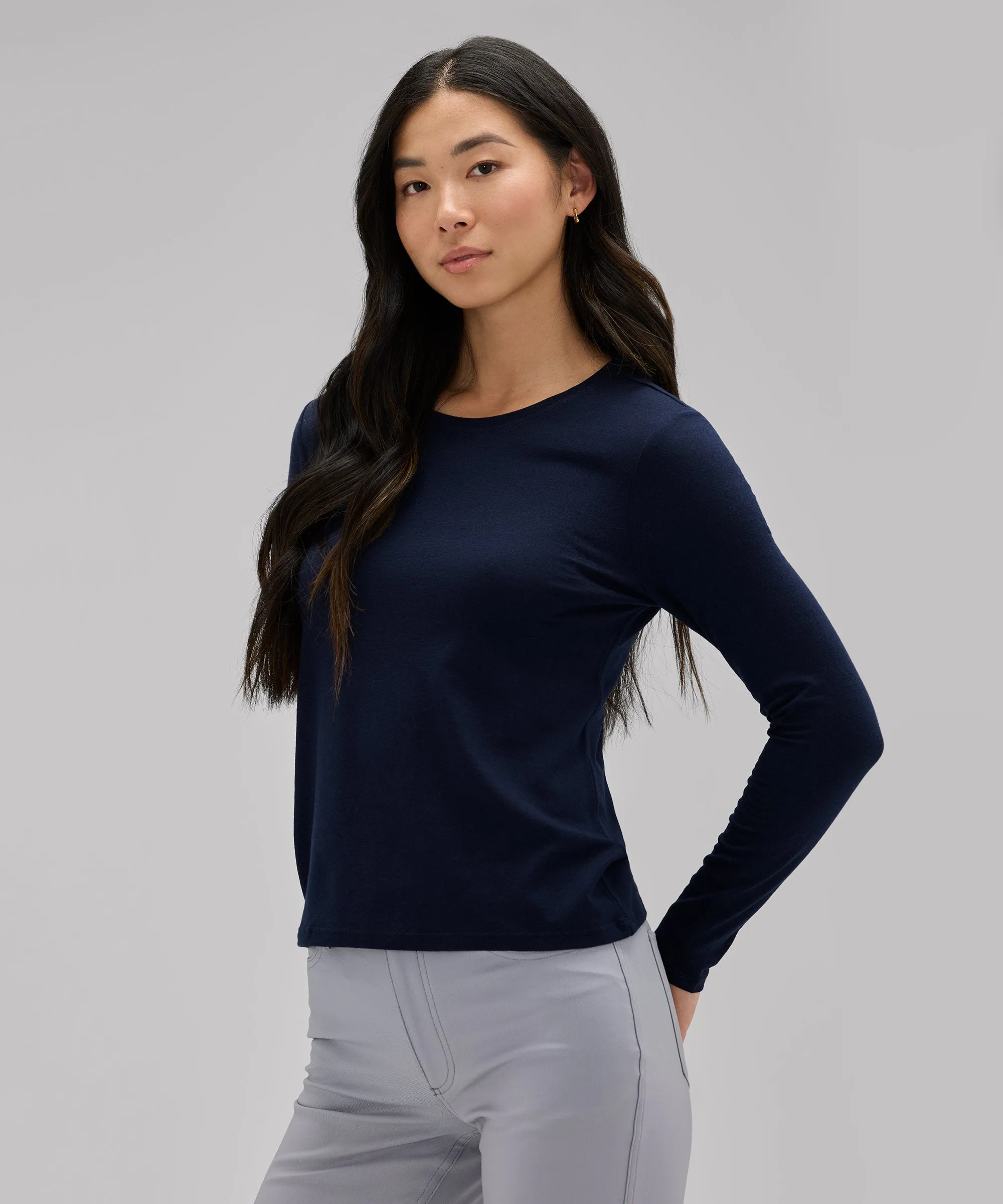 Women's Long Sleeve Merino Crew
