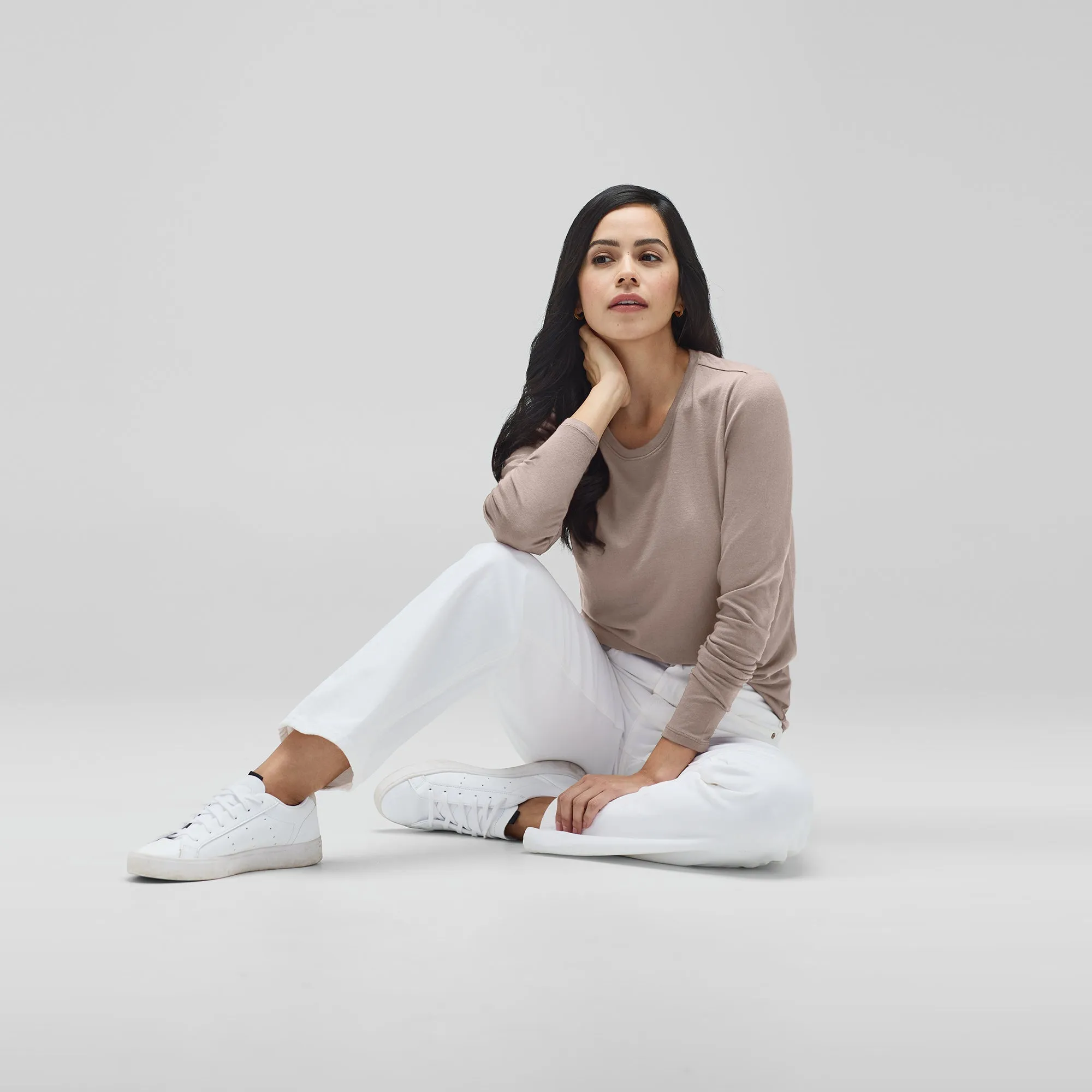 Women's Long Sleeve Merino Crew