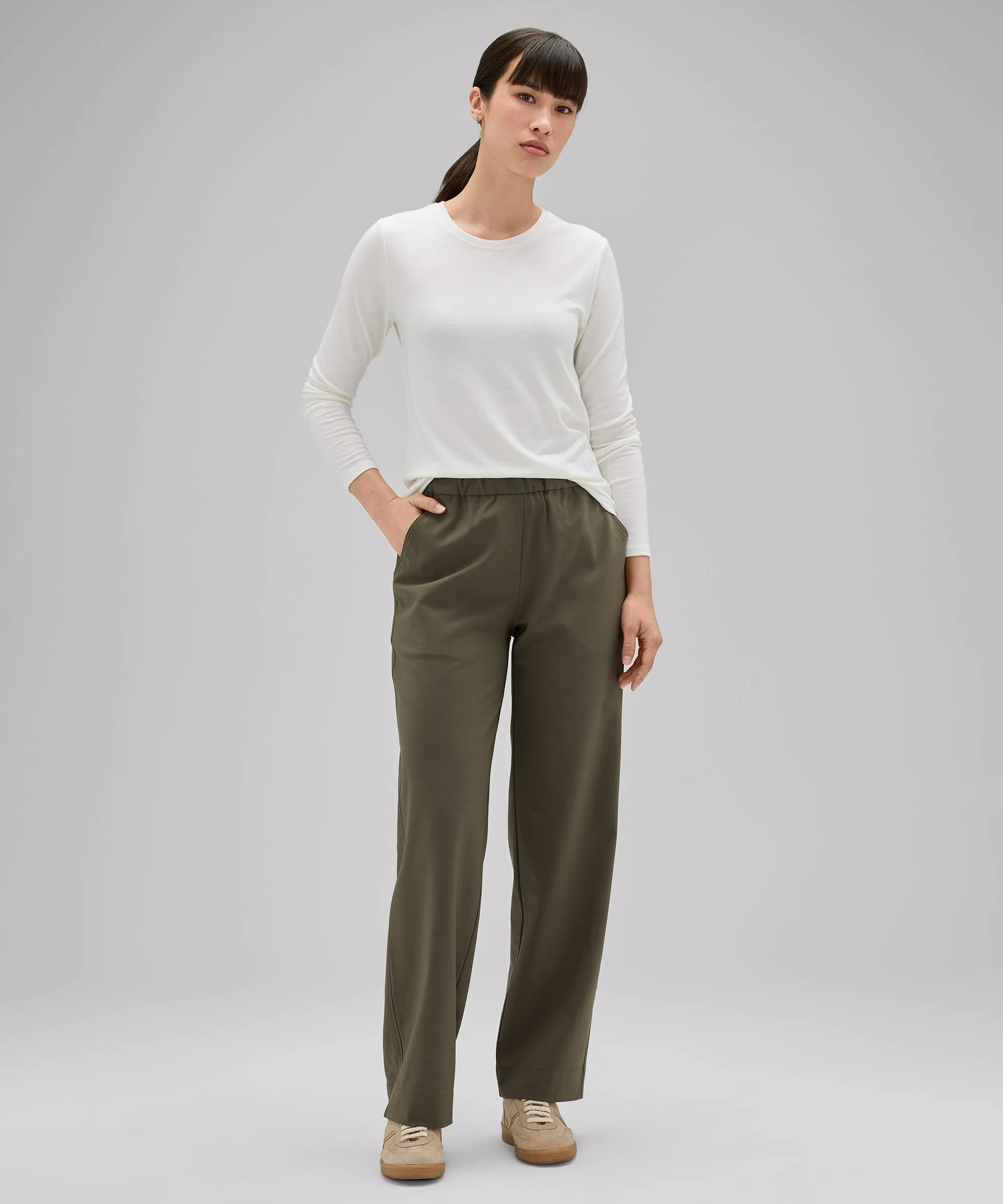 Women's Long Sleeve Merino Crew