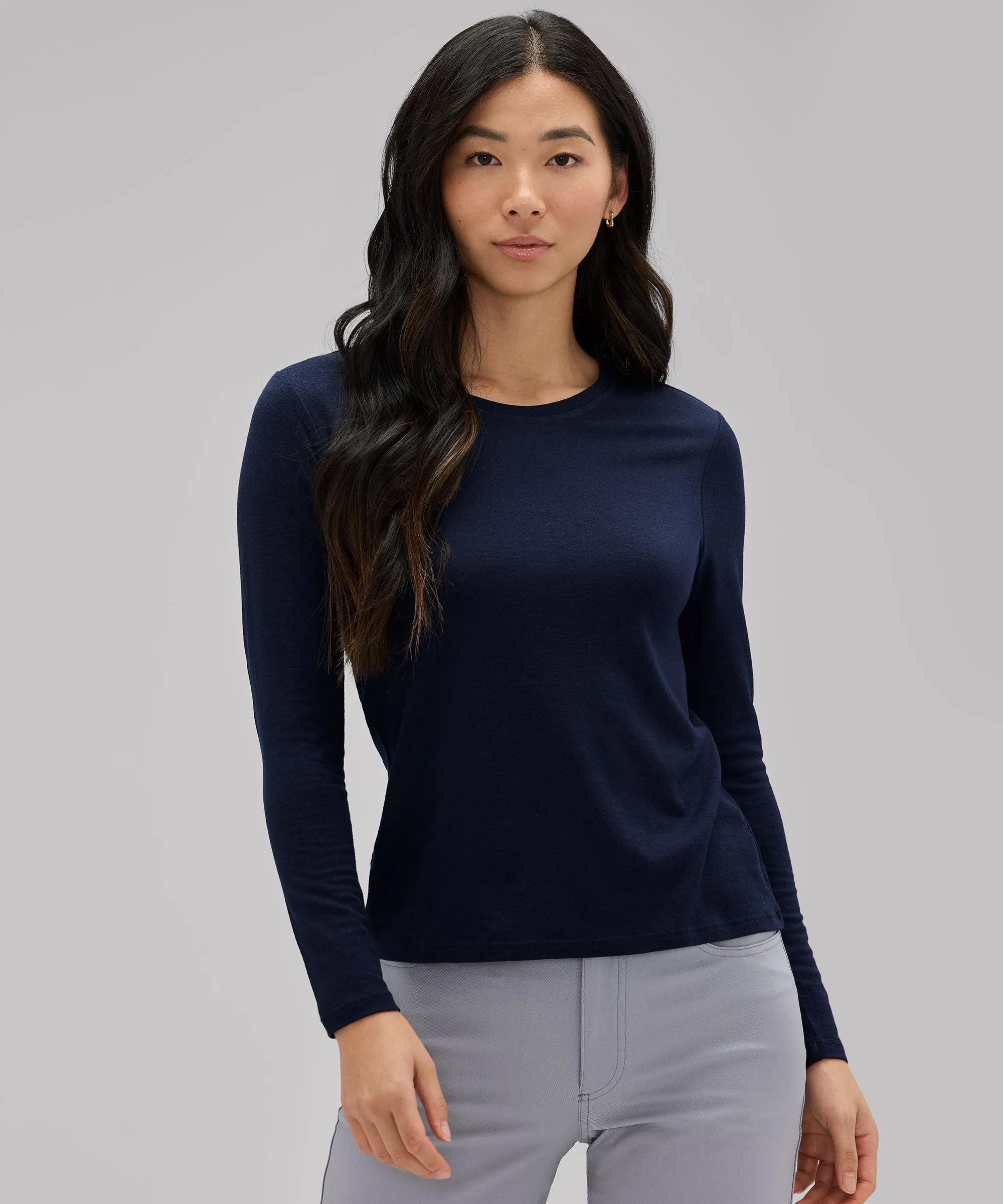 Women's Long Sleeve Merino Crew