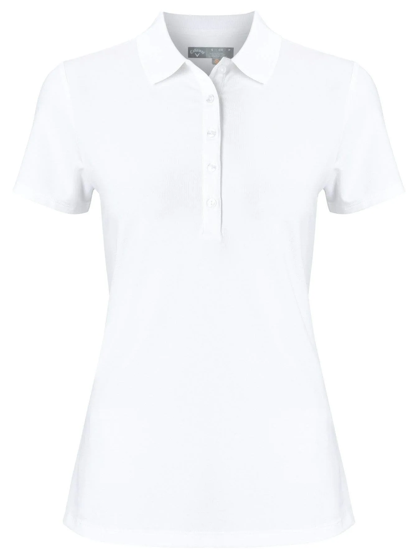 Womens Micro Hex Solid Polo