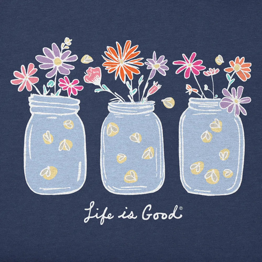 Women's Shine on Daisy Jars Short Sleeve Vee - 129290