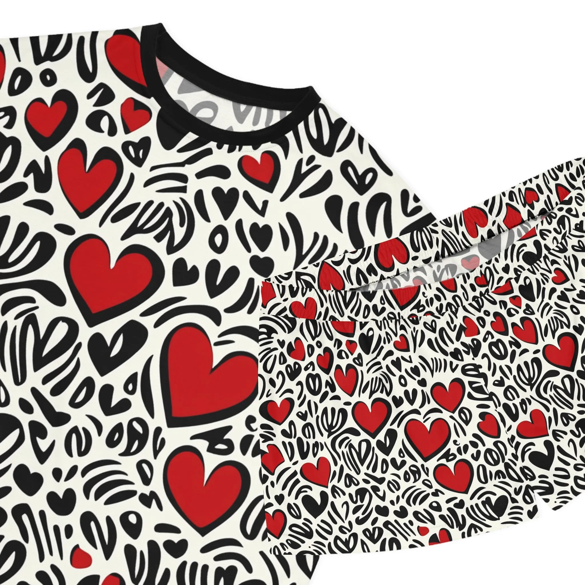 Women's Short Pajama Set - My Heart Is Full