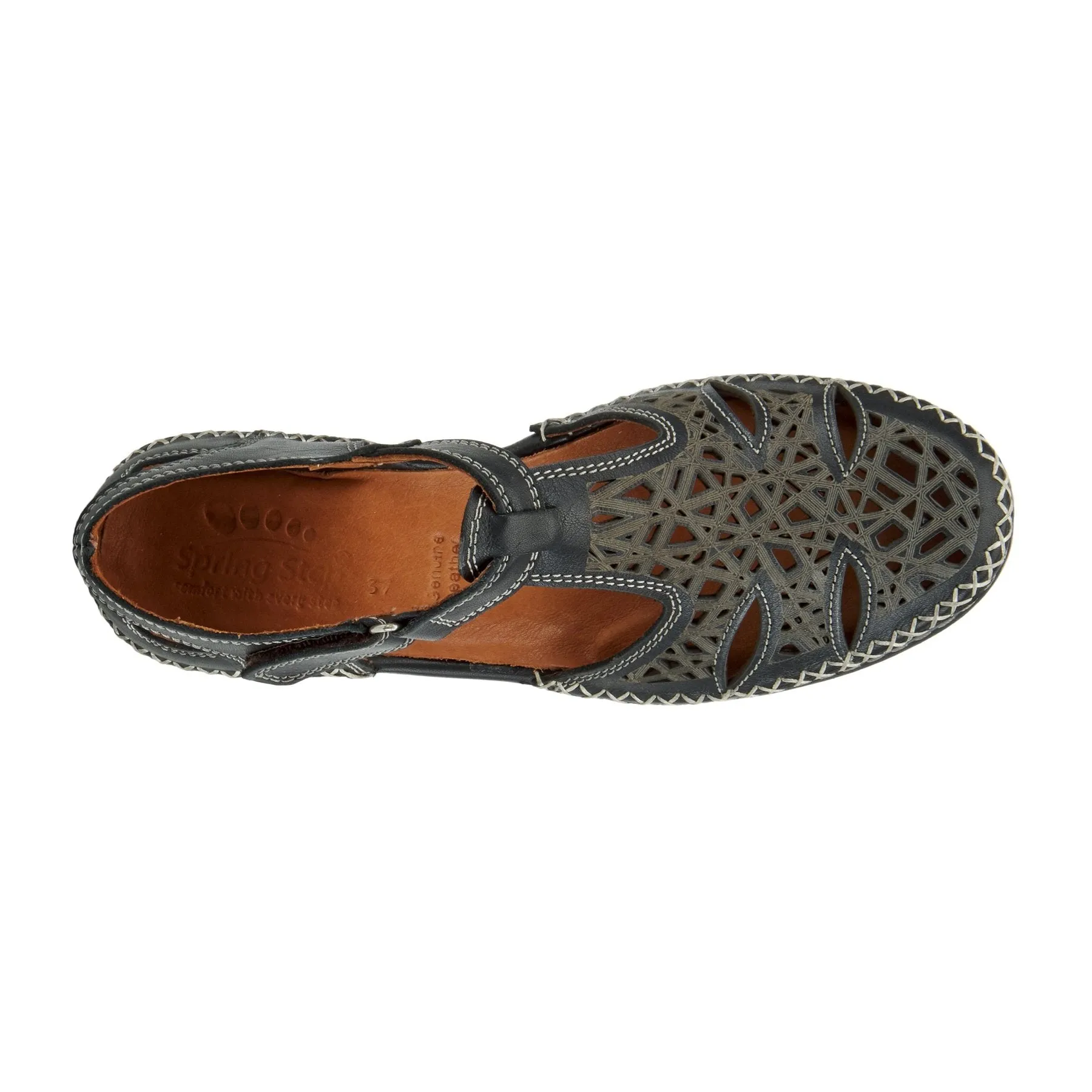 Women's Spring Step | Irin T-Strap Sandal | Black