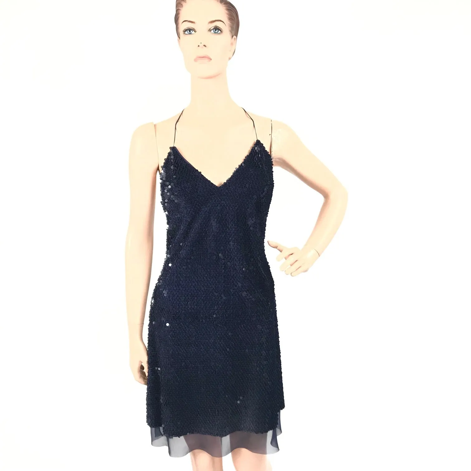 Women's Sugar Lips | Night Sky Sequin Dress | Navy