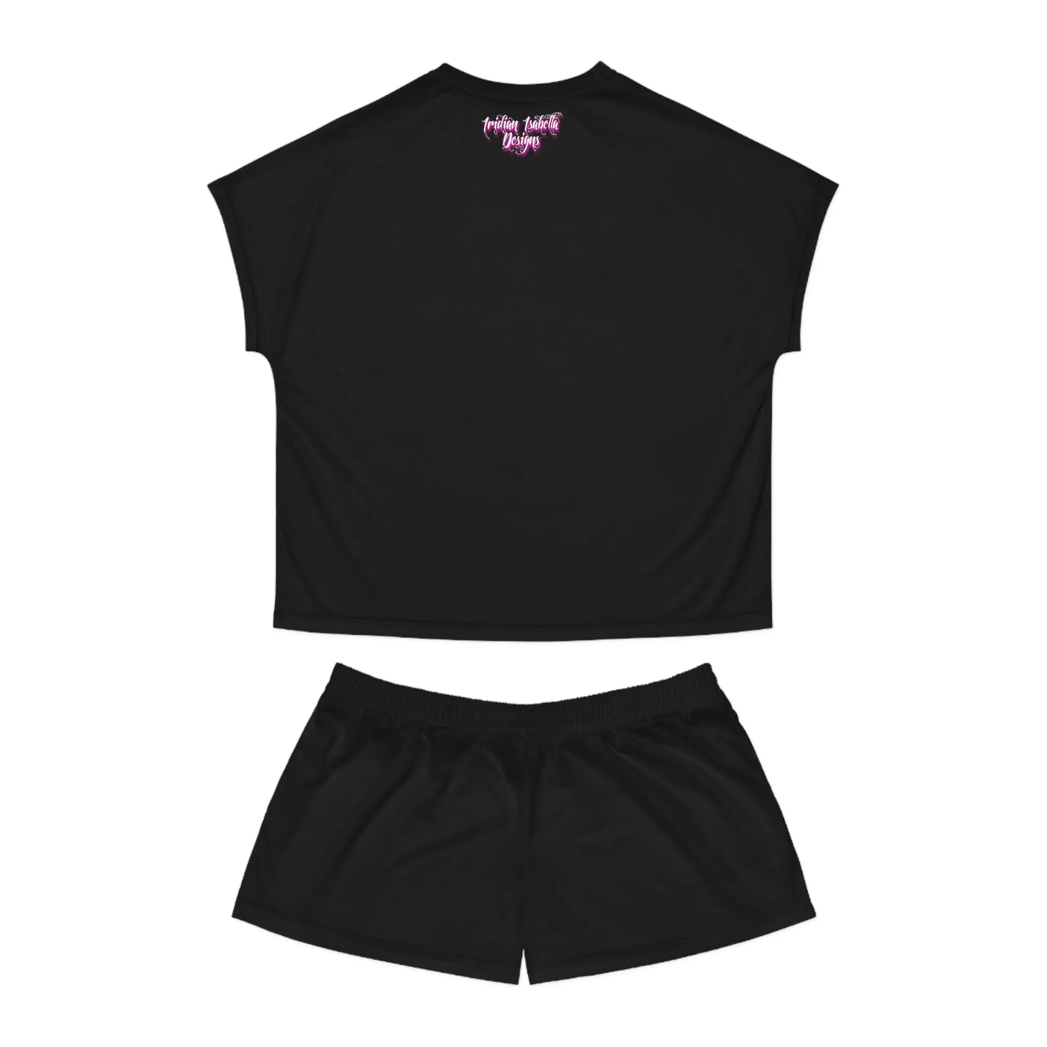 Women's Top Hat Tom Cat Graphic Art Short Pajama Set
