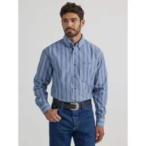 Wrangler Men's George Strait One Pocket Long Sleeve Shirt