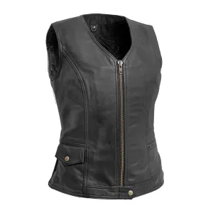 Zaira - Women's Motorcycle Leather Vest